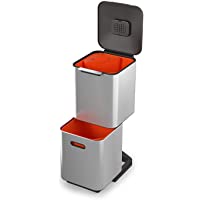 Joseph Joseph Unidad de separación de residuos y Reciclaje con una Capacidad de 40 litros Totem Compact Grafito- Acero…